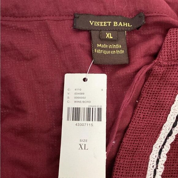 Vineet Bahl Nisha peasant top NWT - Picture 5 of 5